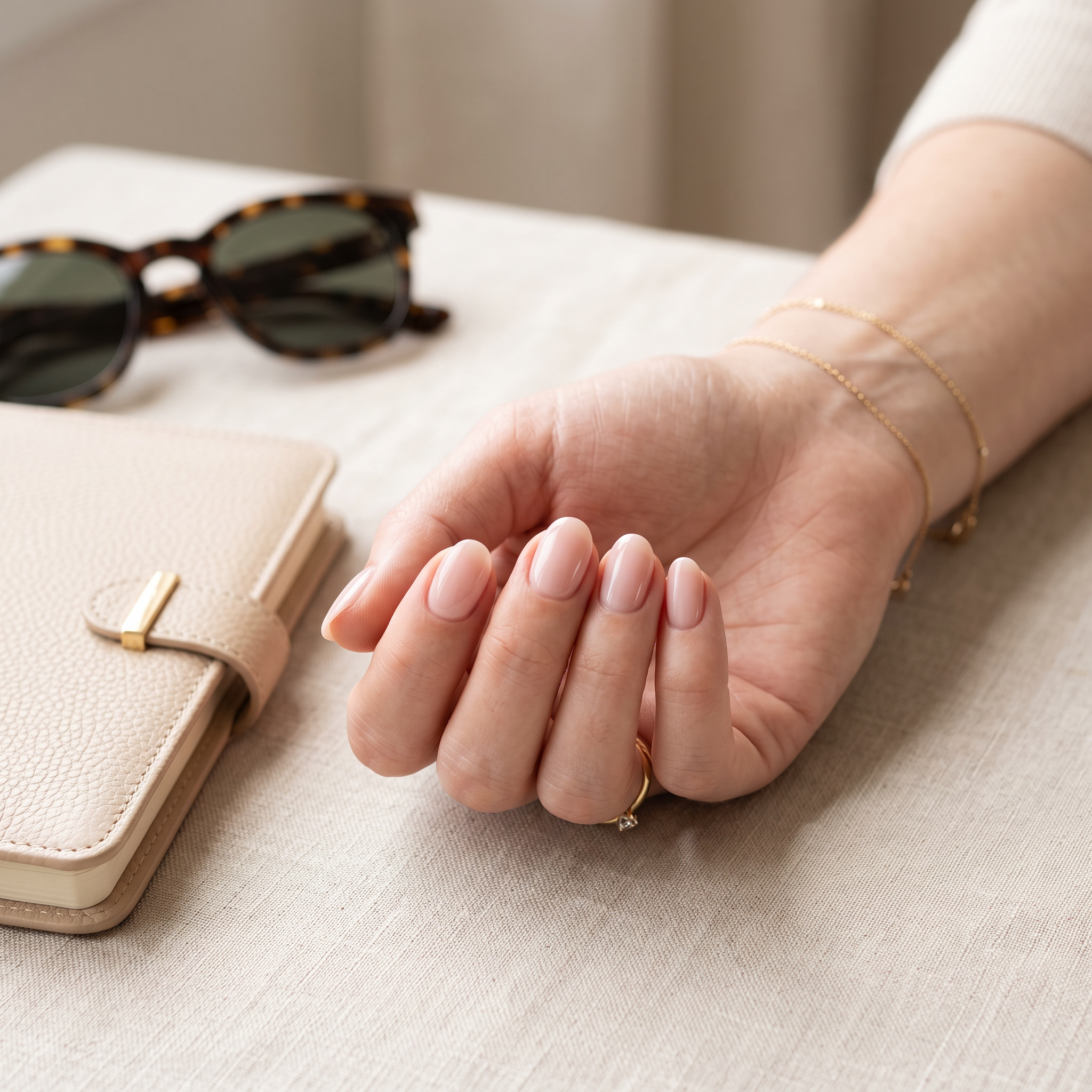 Minimalistische nagels voor een frisse start na de vakantie