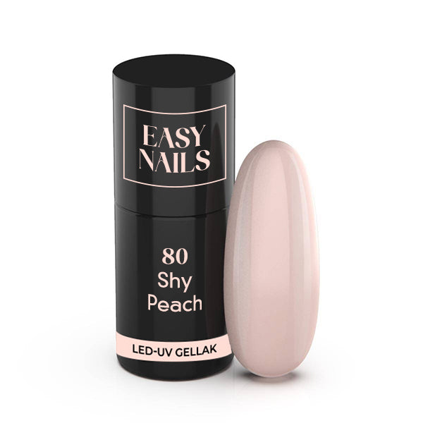 80 shy peach gellak nagel