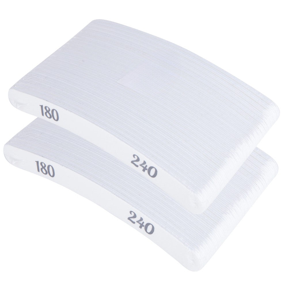 Nagelvijl Boomerang, white, 180/240