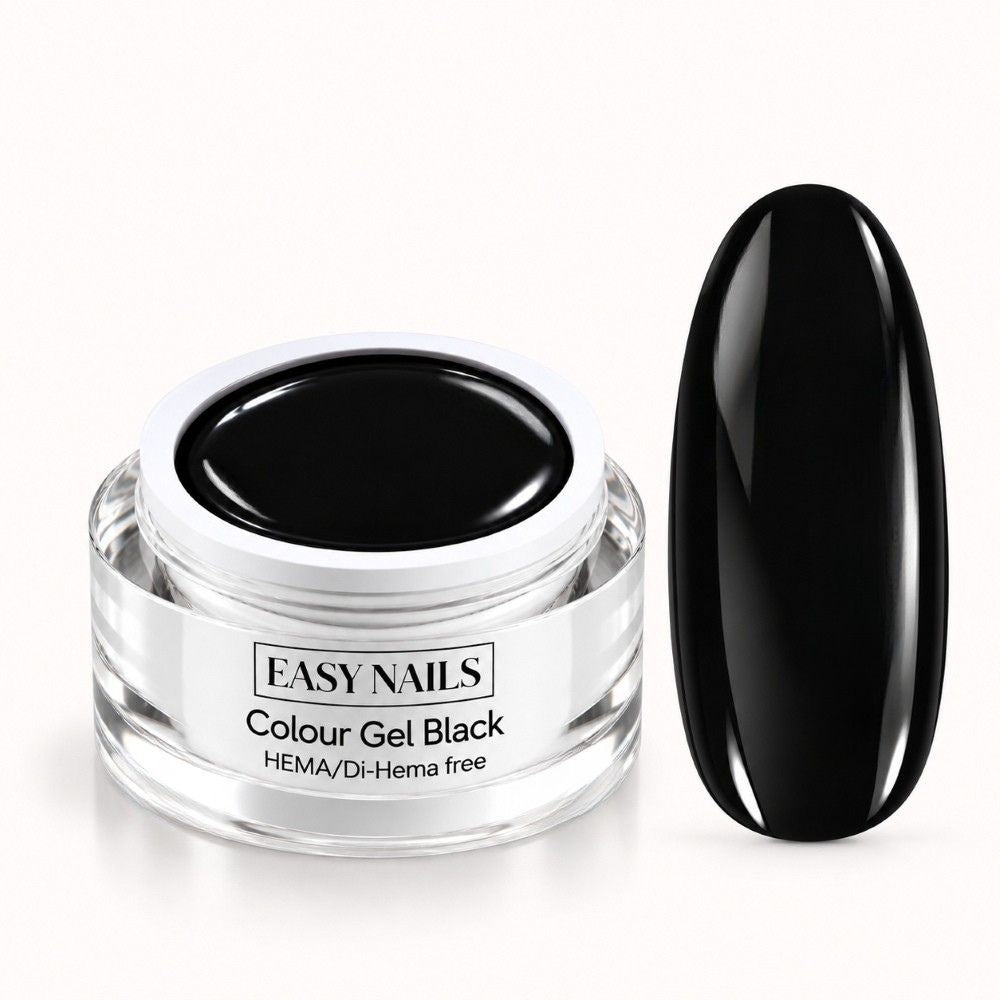 Colour Gel Black Easy Nails