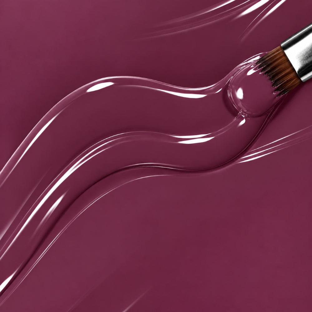 Colour Gel Burgundy Plum. Easy Nails