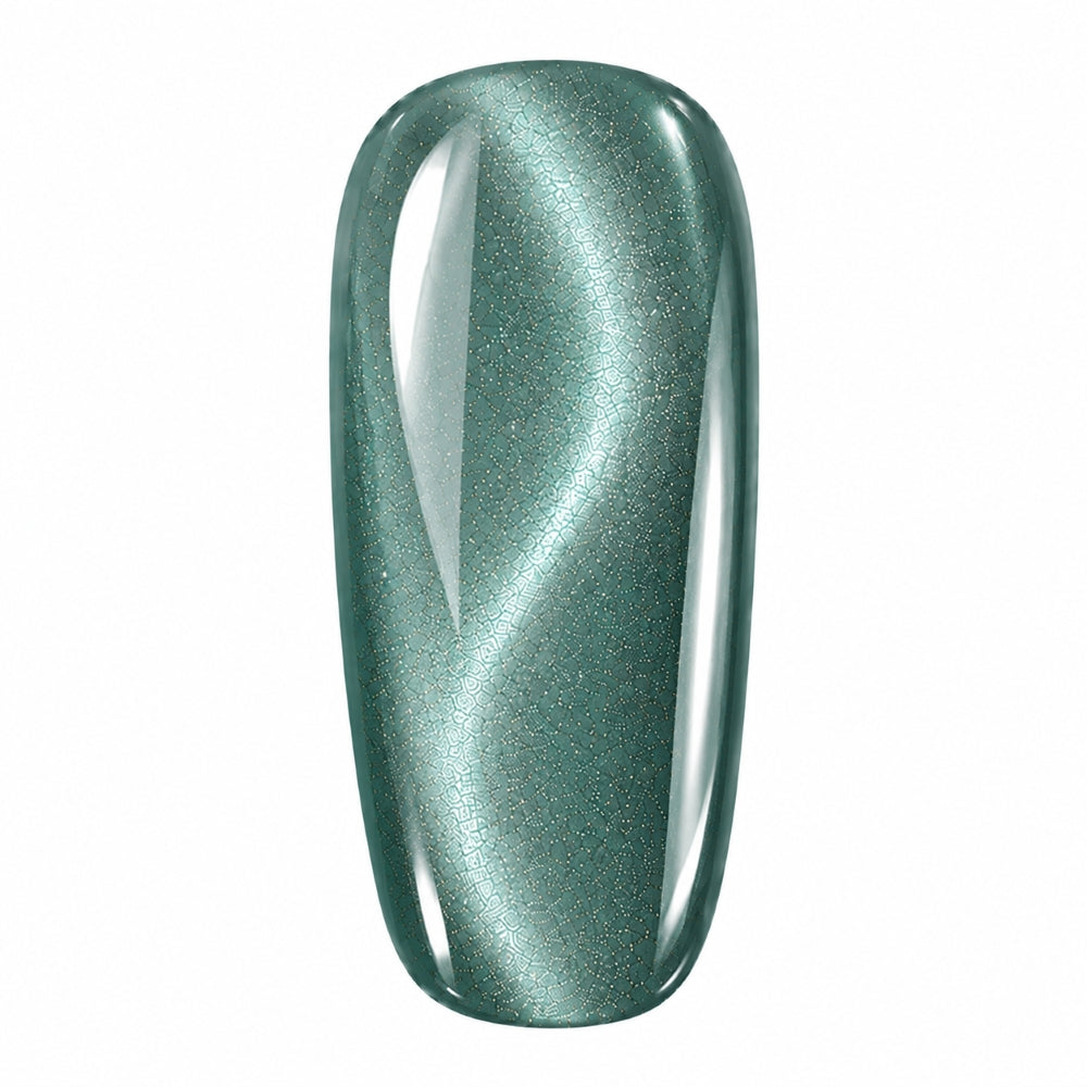 Colour Gel Cateye Dark Teal 2. Easy Nails
