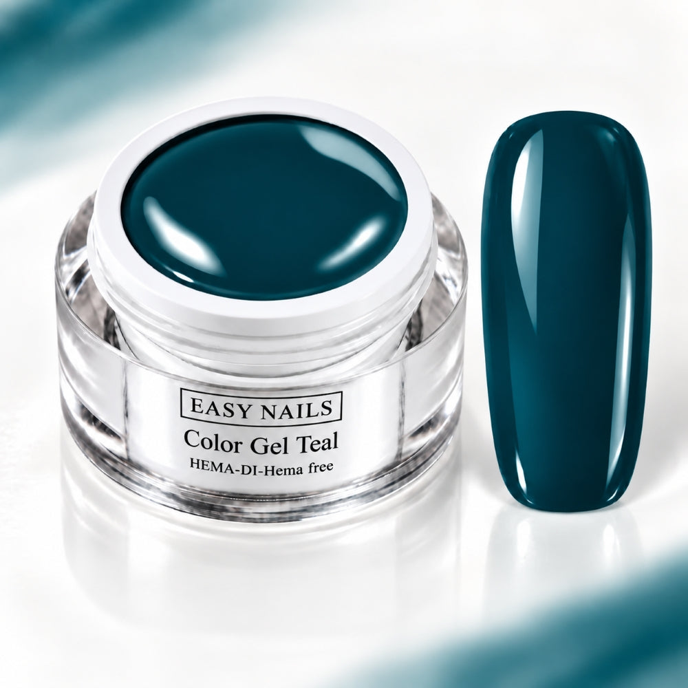 Colour Gel Teal Easy Nails