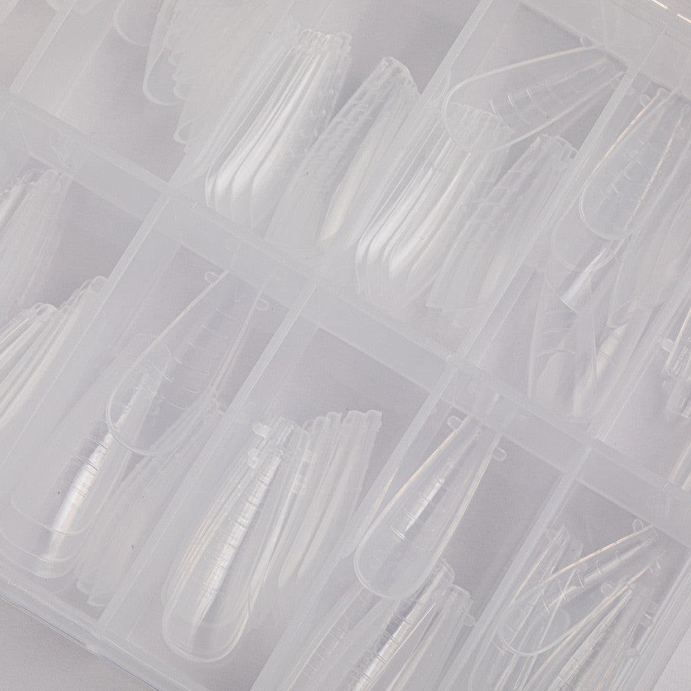 Dual Forms Polygel Nail Tips Ballerina 2. Easy Nails