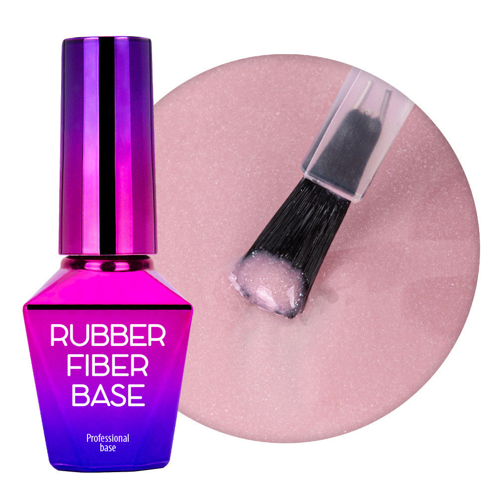 Fiber Rubber Base Silky Shimmer Easy Nails
