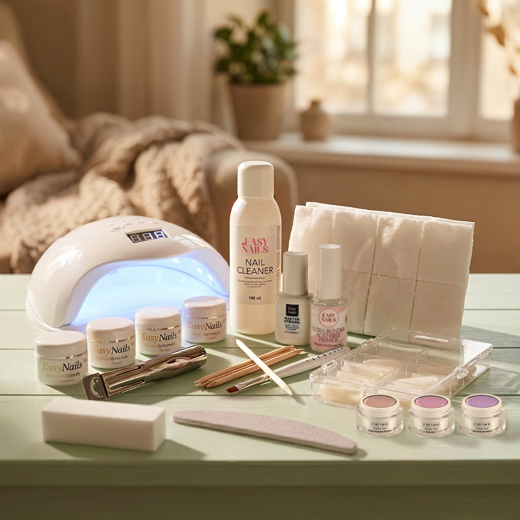 Gel Starterset - Easy Trendy met LED-Lamp & 3 Kleuren naar keuze