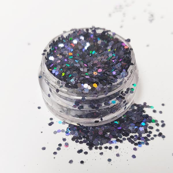 Glitter pailletten zwart