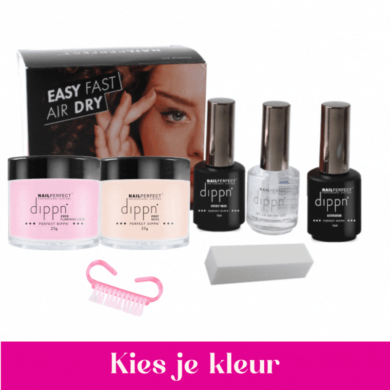 Dip poeder - Set met 1 extra kleur naar keuze