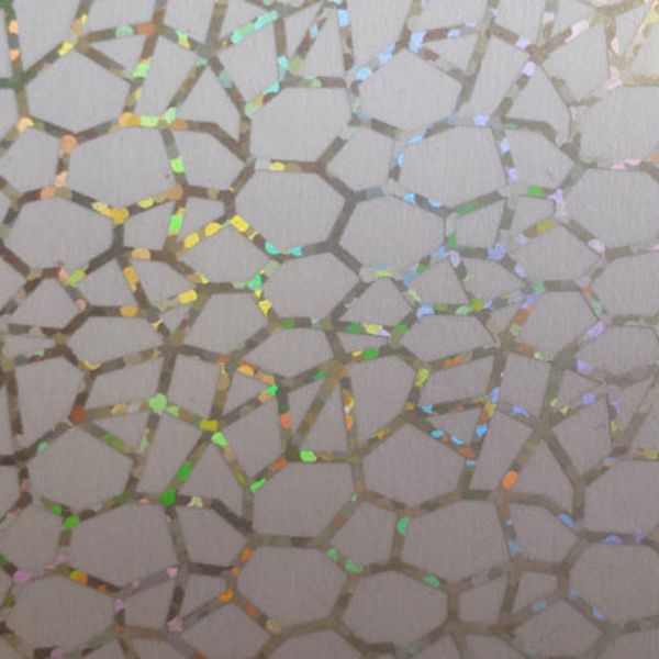 Transferfolie - Zilver Crackle