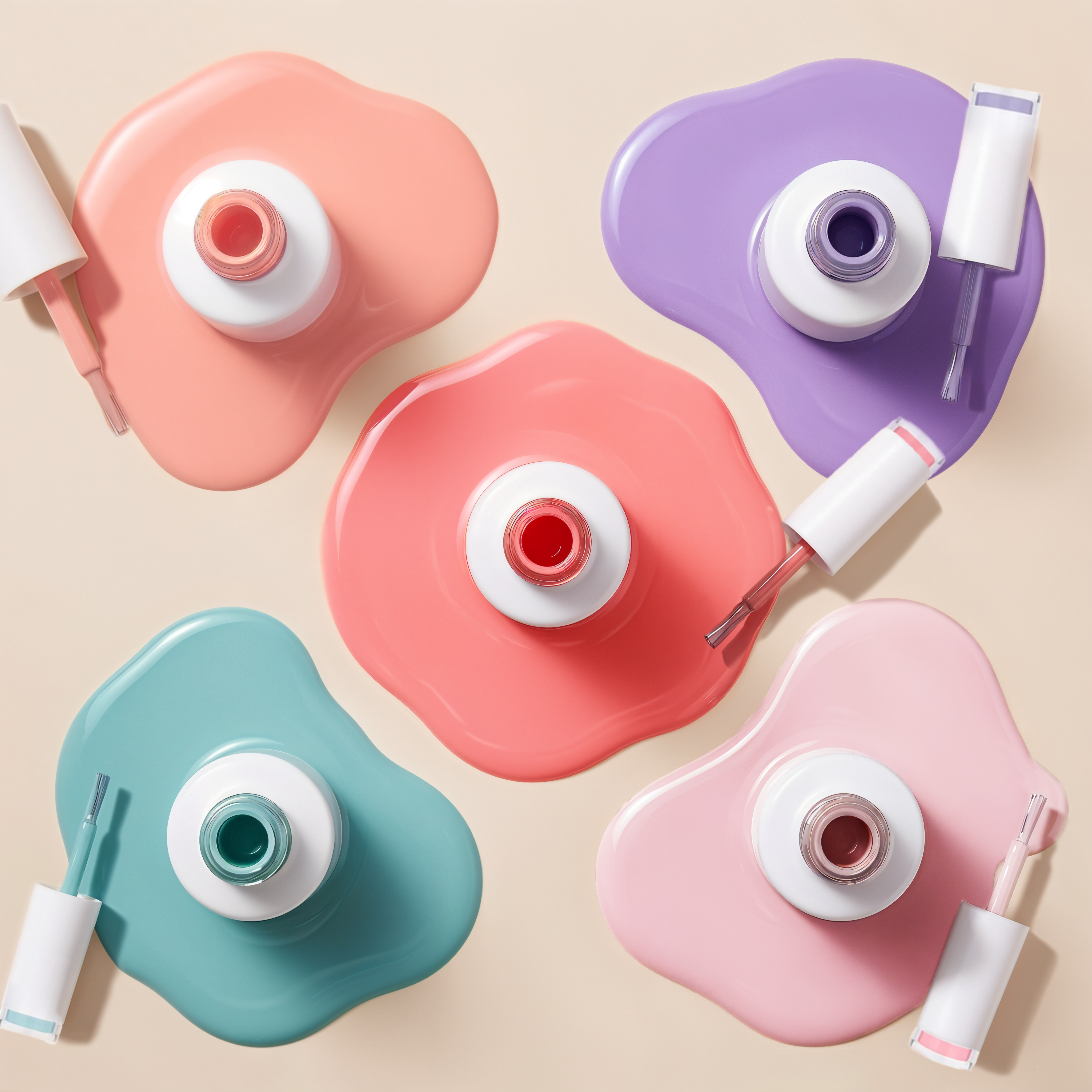 Gellak Set Pastel – 4+1 Gratis