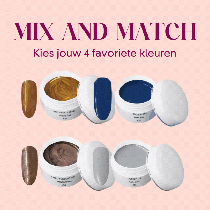 Colour Gel - 4 kleuren naar keuze