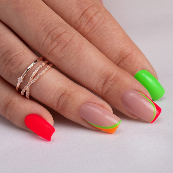 Ombre Colour Gel - Strawberry Neon