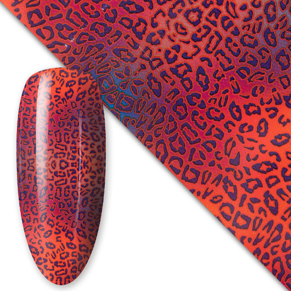 Transferfolie red rood panther nagel folie