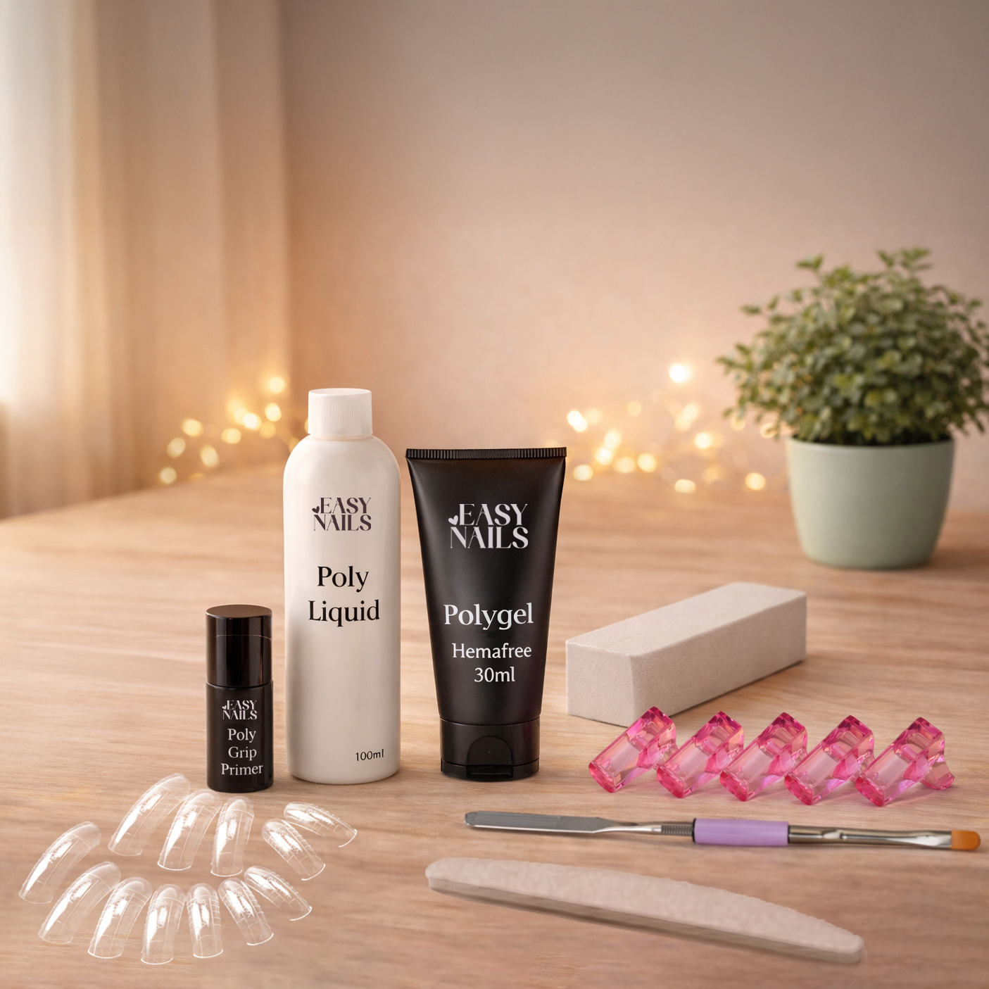 Polygel Starterset in Ihrer Wunschfarbe