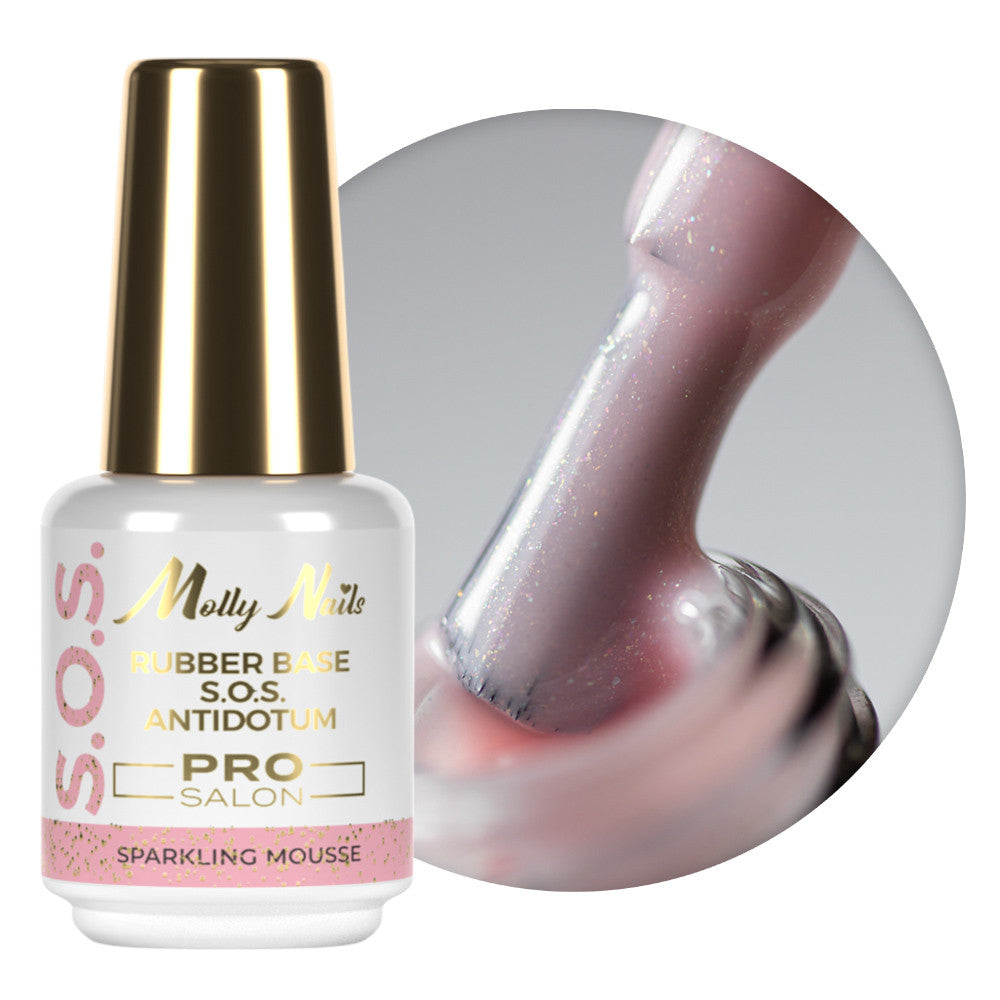 Rubber_Base_SOS_Pro_Salon_Sparkling_Mousse asy Nails