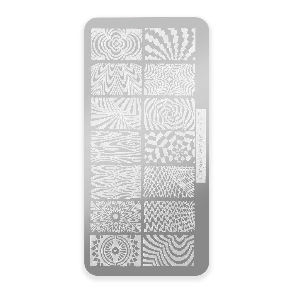 Stamping Plate Finger_Angel_V17 Easy Nails