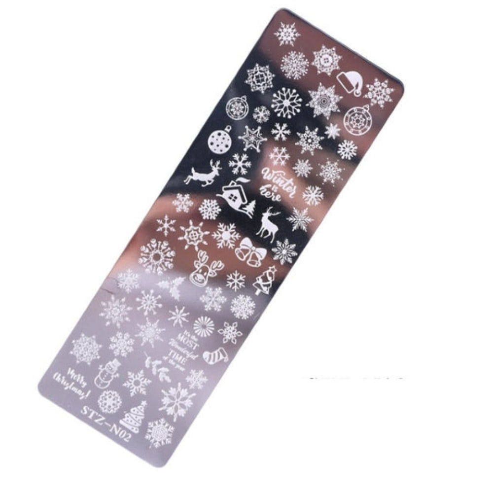 Stamping Plate Xmas._Easy-Nails