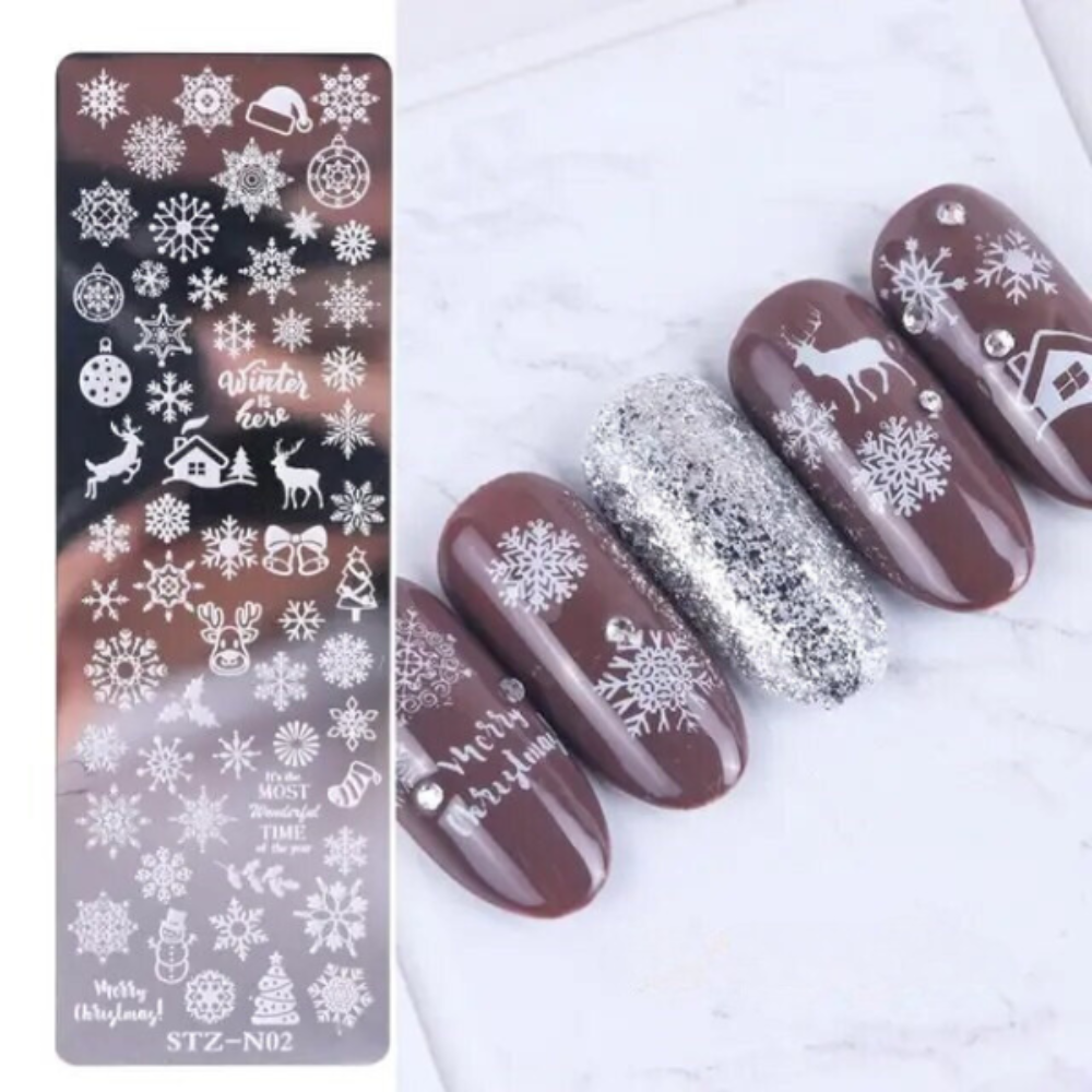 Stamping Plate Xmas_Easy-Nails