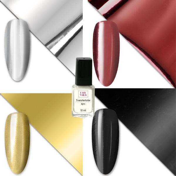 Transferfolie Set met Lijm - Party Mix