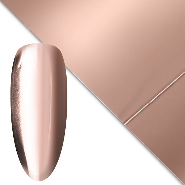 Tranferfolie roze goud rose gold nagel folie