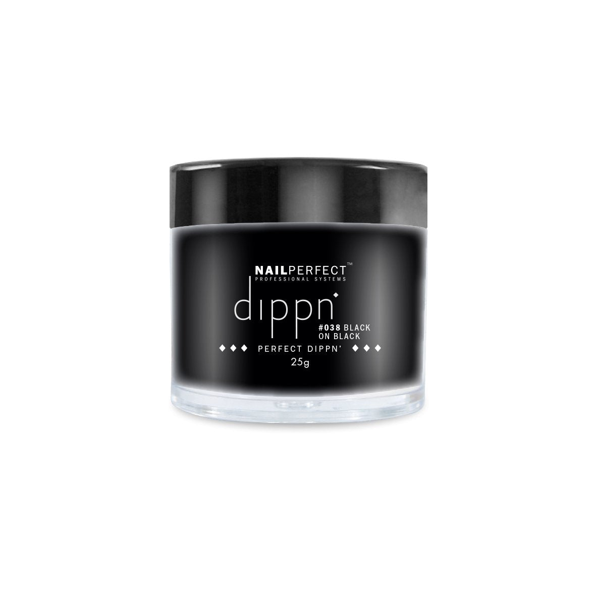 Dip poeder - Dippn' 038 - Black on Black - potje