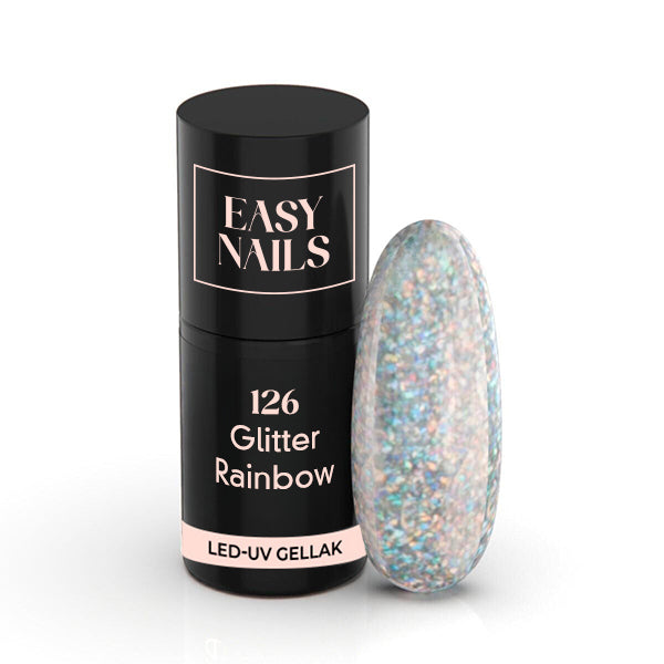 Easy Gellak - 126 Glitter Rainbow