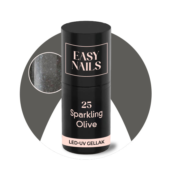 25 sparkling olive gellak