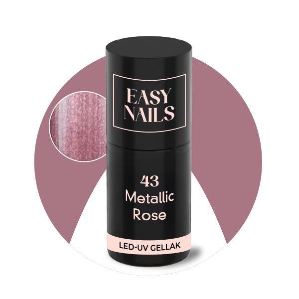 Easy Gellak - 43 Metallic Rose