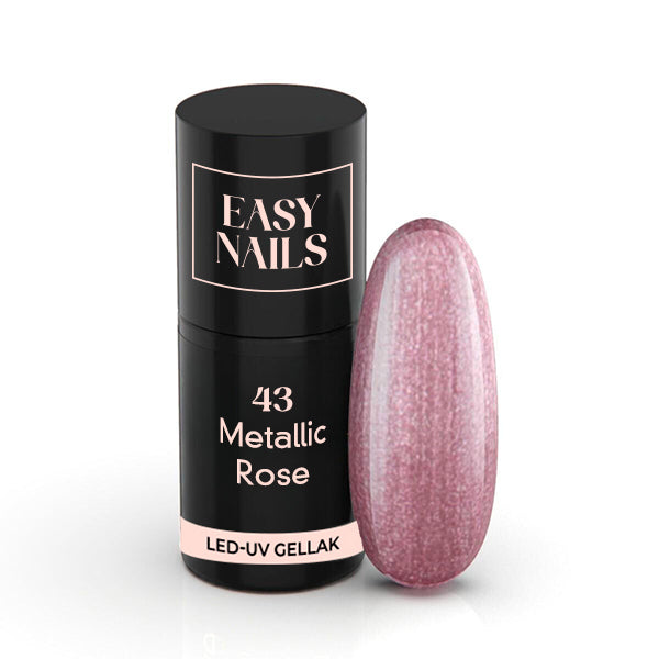 Easy Gellak - 43 Metallic Rose