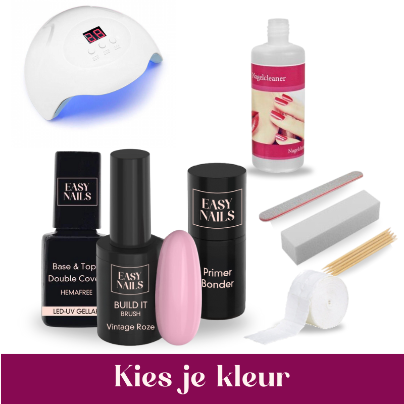 Build it Brush BIAB Starterset met lamp - Met kleur naar keuze