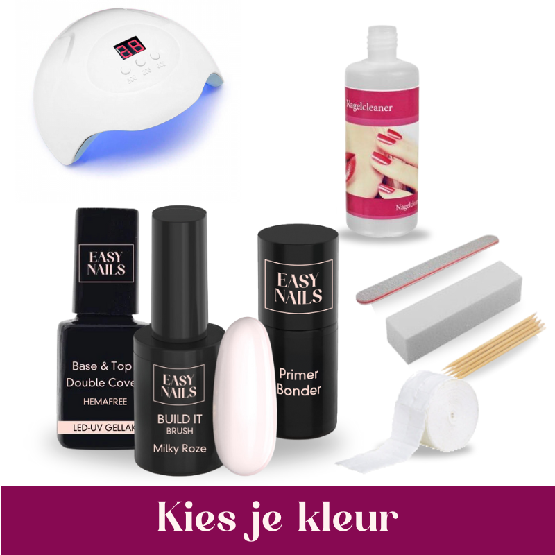 Build it Brush BIAB Starterset met lamp - Met kleur naar keuze