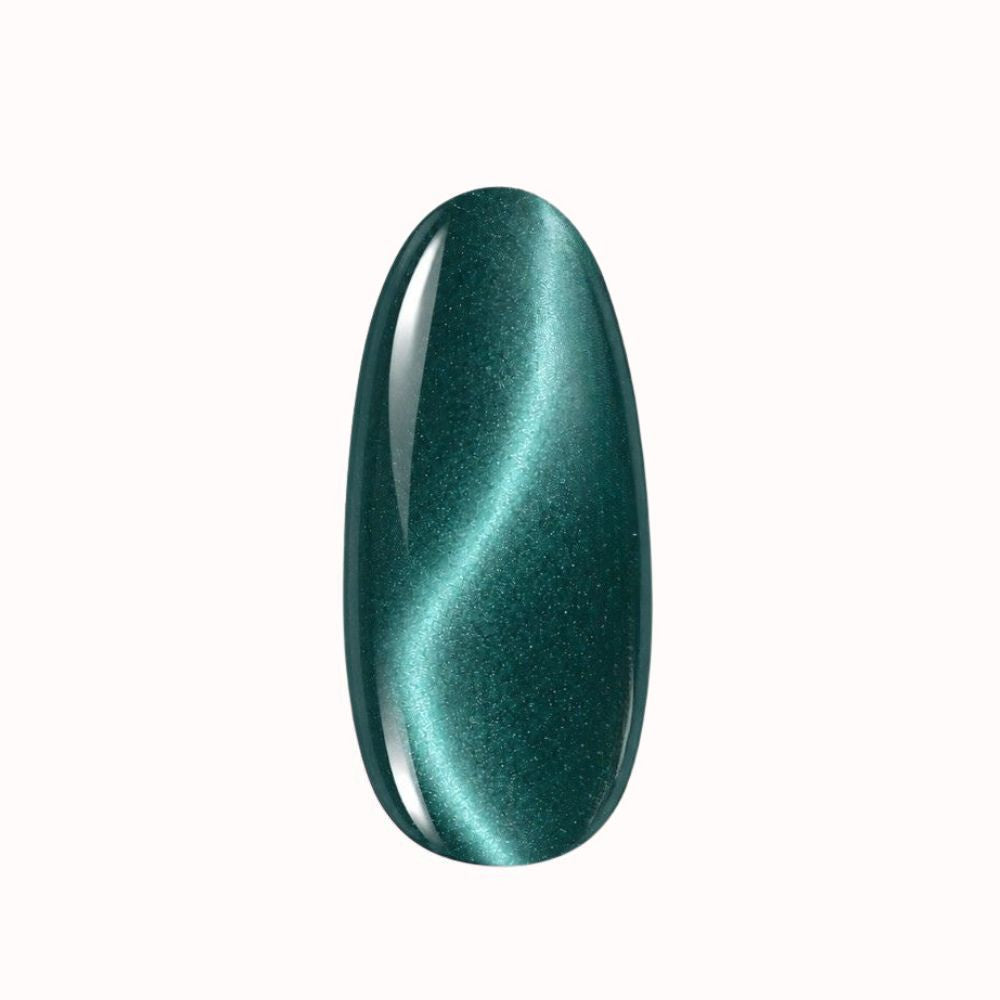 Cat Eye Gel Dark Teal.. Easy Nails