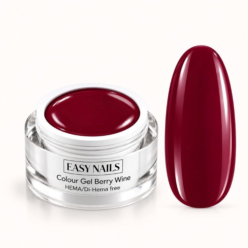Colour Gel Berry Wine Easy Nails.