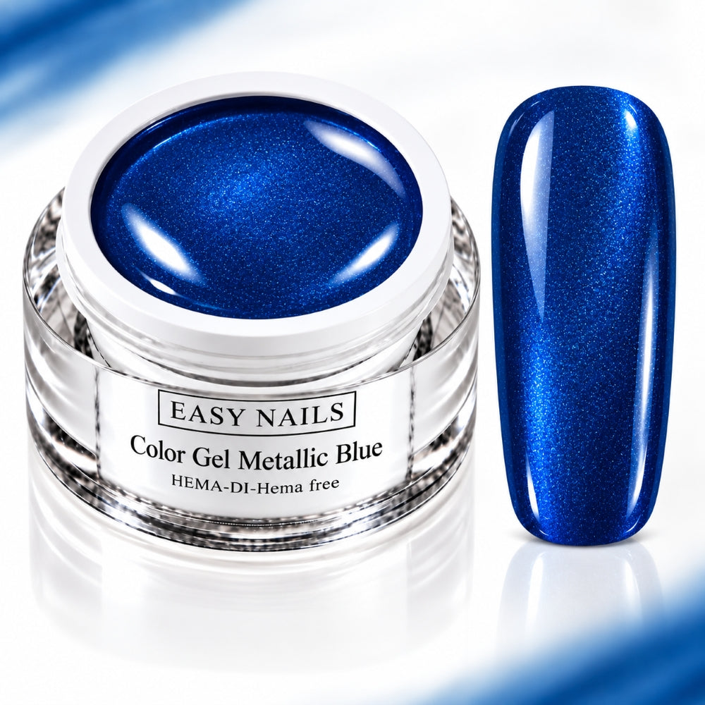 Colour Gel Metallic Blue 3. Easy Nails