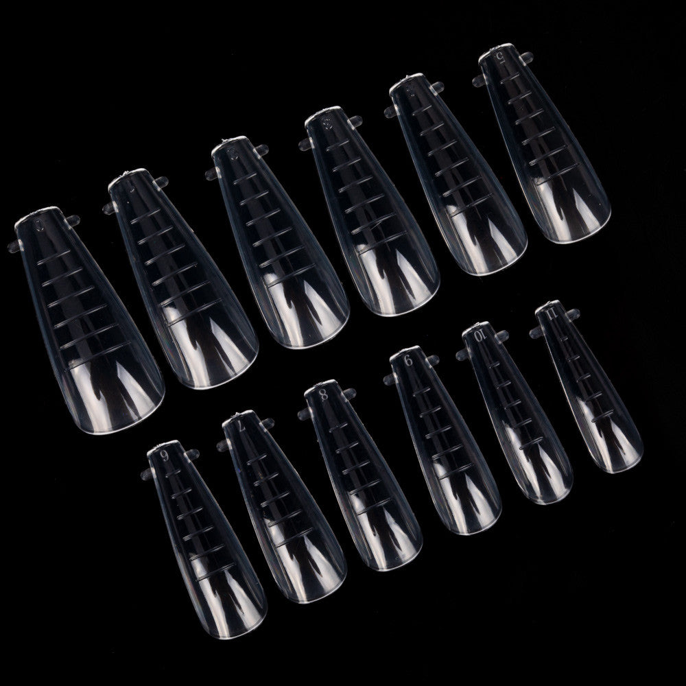 Dual Forms Polygel Nail Tips Ballerina 1. Easy Nails