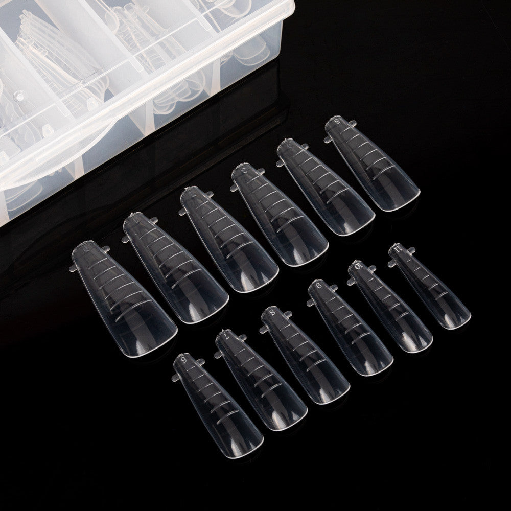 Dual Forms Polygel Nail Tips Ballerina Easy Nails