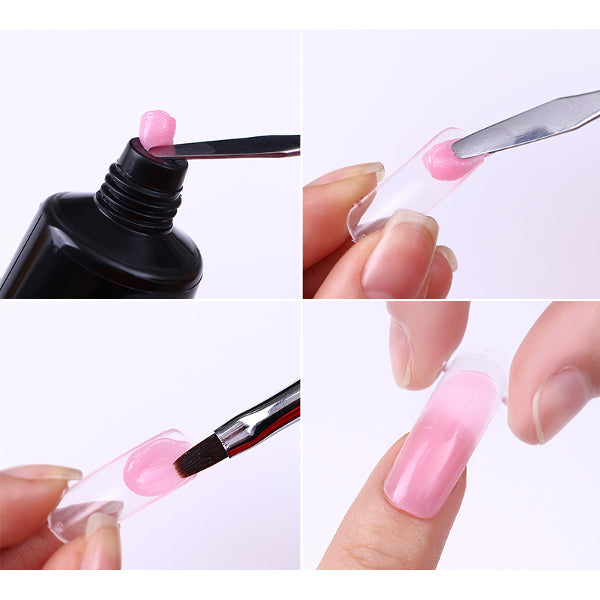 Dal Forms Polygel Nail Tips Easy Nails