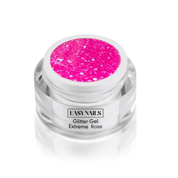 Glitter Gel - Extreme Rose
