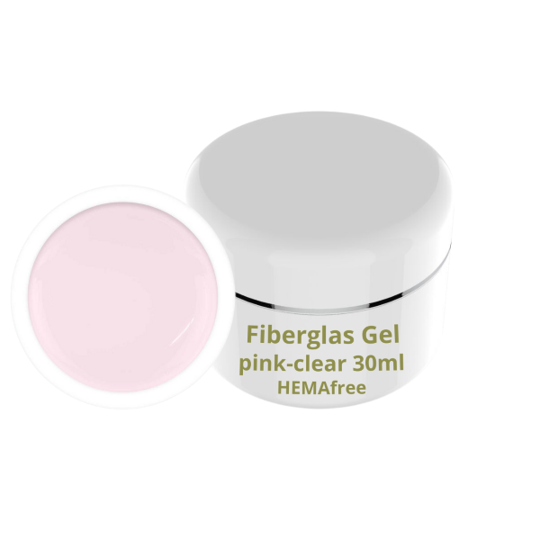 Fiberglas Gel - Pink-Clear
