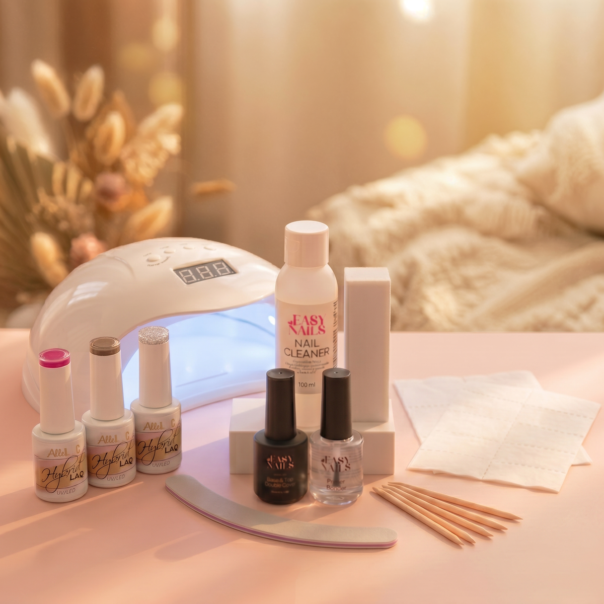 Gel Starter 200mL 3本セット Gellak Starterset met lamp - 3 kleuren naar keuze