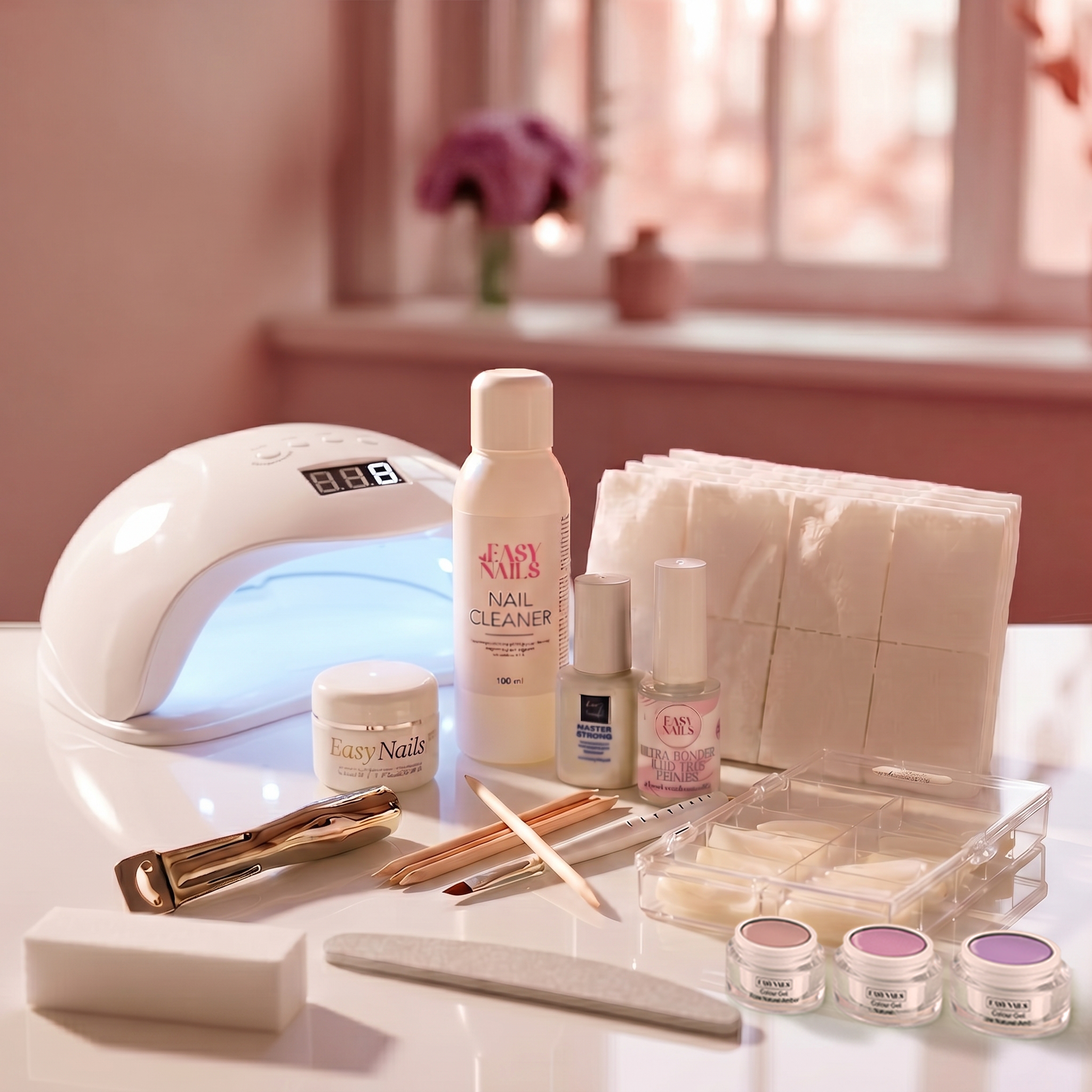 Gel Starterset - Allround Trendy met LED-Lamp & 3 Kleuren naar keuze