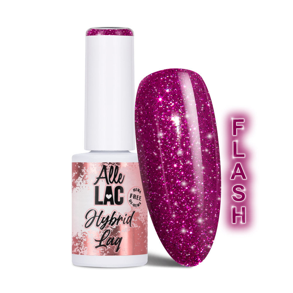 Gellak-Flash-Glitter-Purple-Easy-Nails