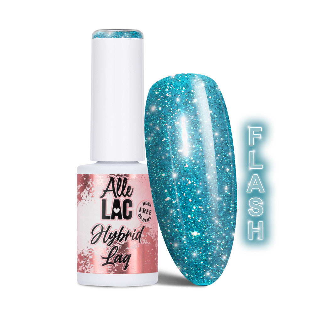 Gellak Flash Glitter Blue