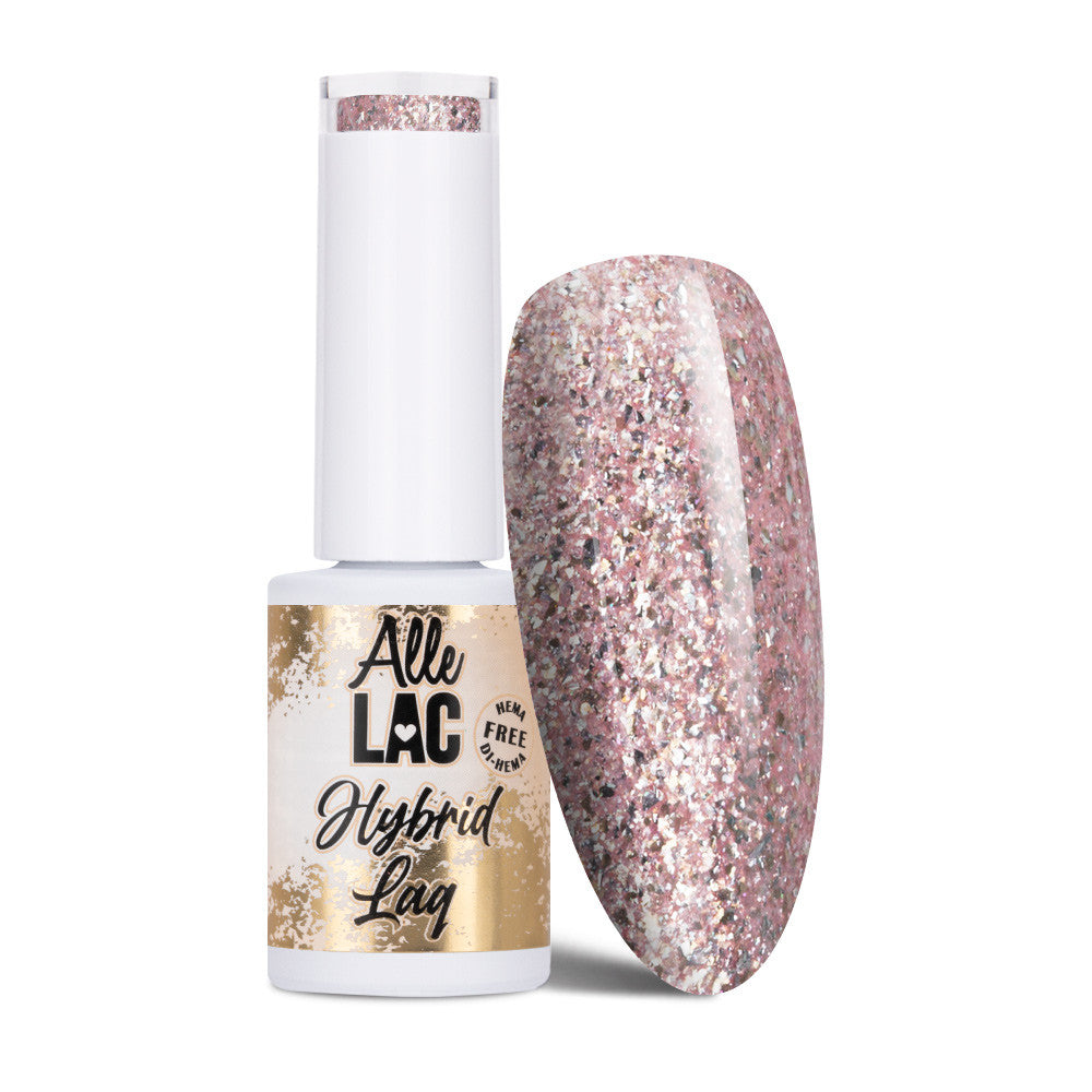 Gellak 125 Glitter Blossom Rose