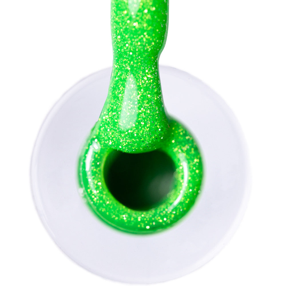 Gellak Flash Glitter Green Neon 1. Easy Nails