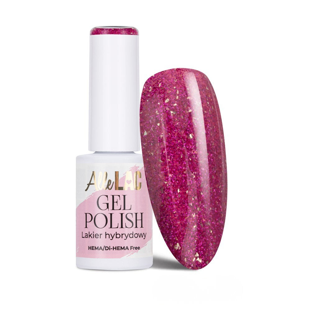Gellak Fuchsia Glitter PI14.. Easy Nails