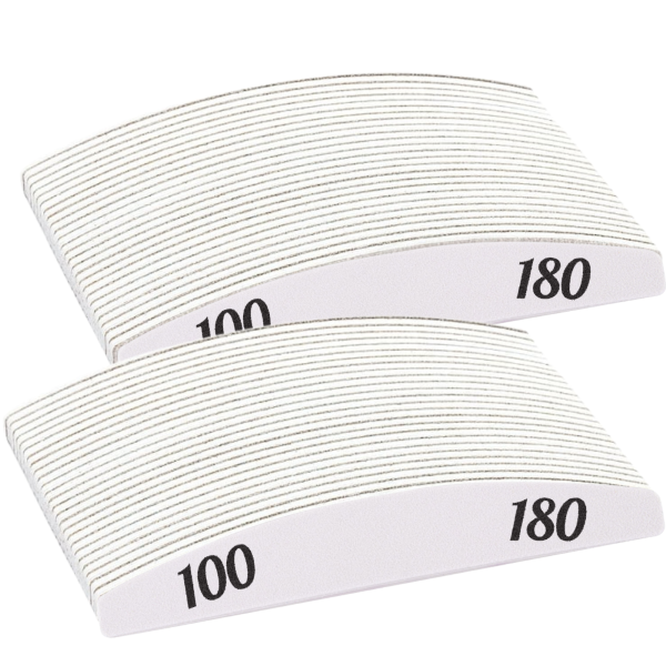 Nagelvijl Halfmoon, 100/180, white