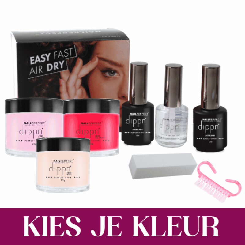 Dip poeder - Set met 2 extra kleuren naar keuze