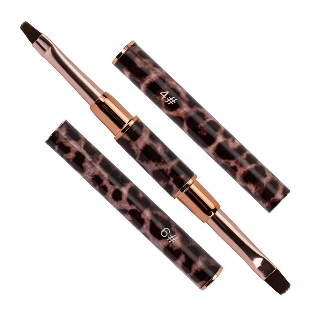 Luxe-Duo-gelpenseel-4-6-luipaard-print-easy-nails