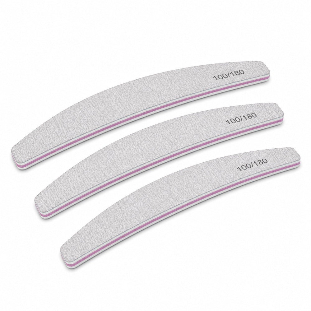 Nail_File_Halfmoon_100-180_3pcs..Easy Nails